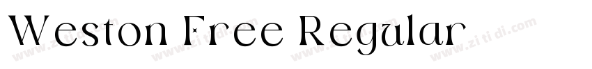 Weston Free Regular字体转换